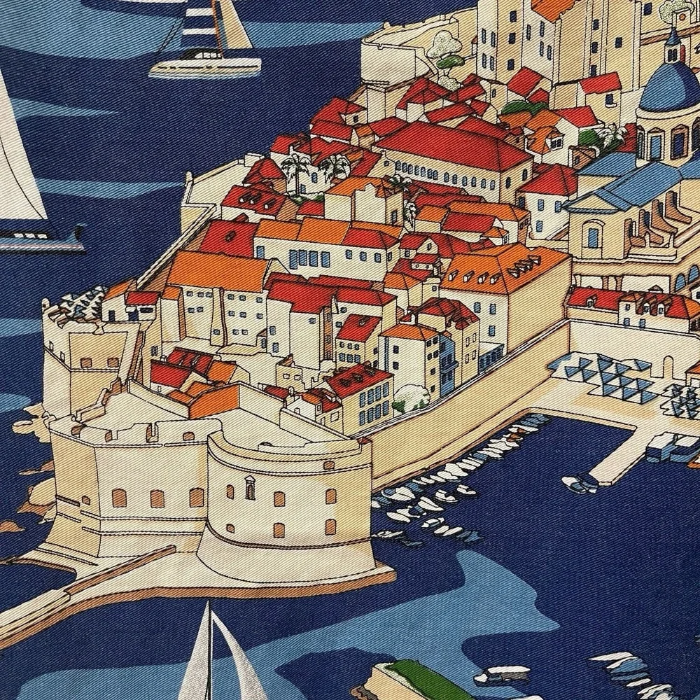 Dubrovnik Croatia Harbor Tea Towel Game Of Thrones Kings‎ Landing Location